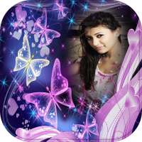 Glitter Photo Frames - picture with magical effect