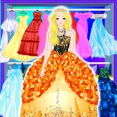 Kleid Prinzessin Puppe-Party