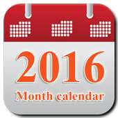 Calendar Months 2016 Frames