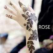 Arabic Mehndi Design Rose