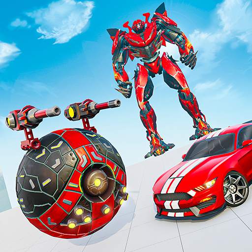 Red Ball Robot Games: Robot car Transform