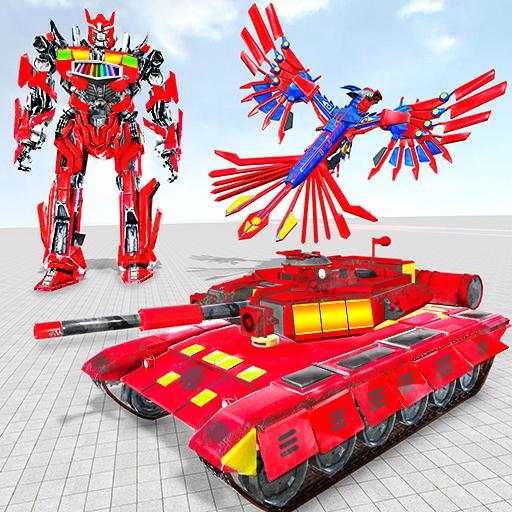Tank Robot Game 2020 - Eagle Robot Car Games 3D