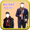 Men Scarf Photo Suit New