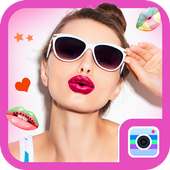 Lips Makeup Camera-Cool&fun make over Photo Editor on 9Apps