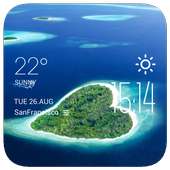 Maldives  Weather Widget/Clock