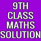 9th class maths solution on 9Apps