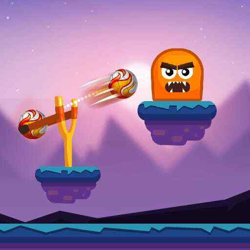 Slingshot Shooting Game : Knock Down