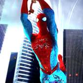 Missão de Spider de super-herói de ferro voador