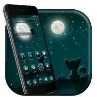 Moonlight Cat Android Theme