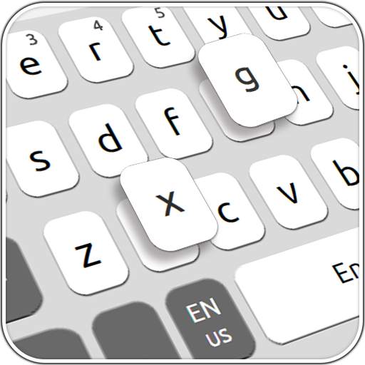 Simple Black White Keyboard