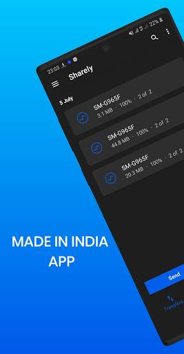 Sharely  - Share it Indian file sharing xender App स्क्रीनशॉट 1