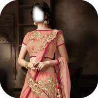 Women lehenga Choli costume montage photo frames on 9Apps