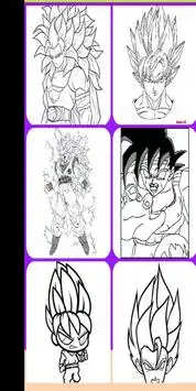 Download do APK de Goku Superhero Jogos de colorir para crianças