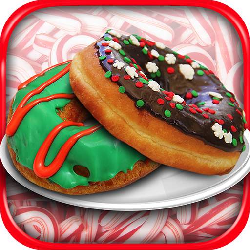 Christmas Donut Maker Baker Fun Food Cooking Game