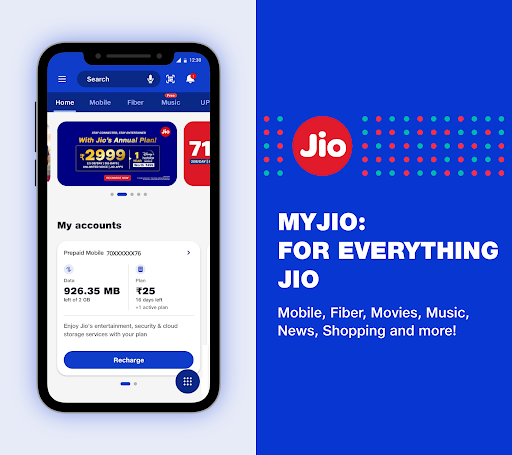 MyJio: For Everything Jio screenshot 1
