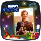 Happy New Year 2018 Photo Frames & Stickers Editor on 9Apps