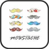 mustache Go Launcher theme