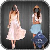 Stylish Girls Dress Fashion Photo Suit Editor on 9Apps