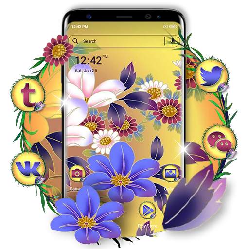 Flower Launcher Theme