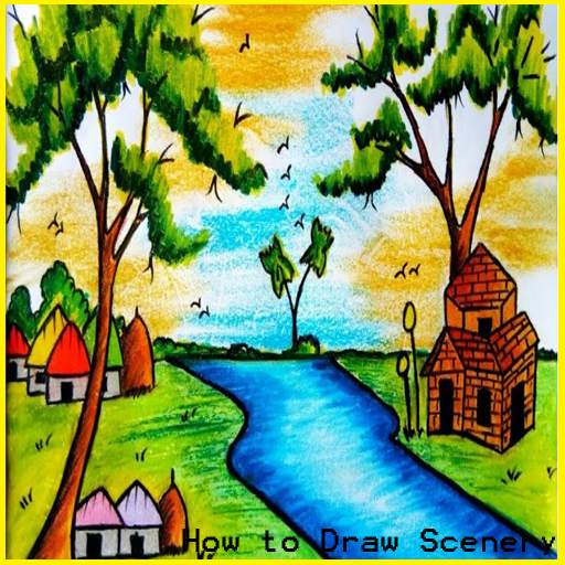 How to Draw Scenery HD