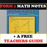 FORM ONE MATHS NOTES [KLB]   FREE TEACHERS GUIDE on 9Apps