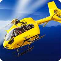Simulador helicóptero 3D: jogos helicóptero resgat