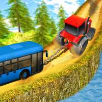 Chained Tractor Towing Bus 3D Simulation Game 2020 on 9Apps