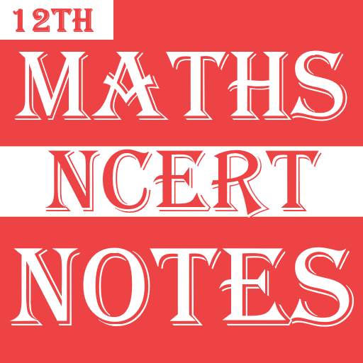 Class 12 Maths Notes