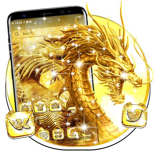 Golden Dragon Theme Launcher