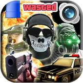 Gaming Photo Editor: Night Vision Shooter Sticker on 9Apps