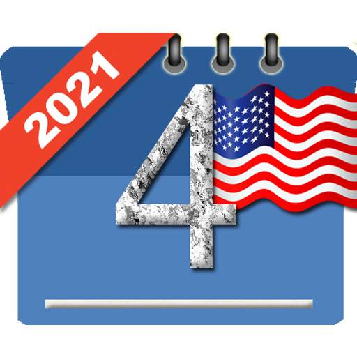 USA Calendar with Holidays 2021 2022