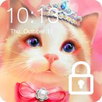 Nude Cat Kitty Pink Wonderland Lock Screen