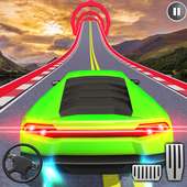 Jalan mega - Stunts mobil & game balap