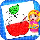 Fruits Coloring Book & Drawing Book For Kids