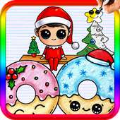 How to Draw Christmas Holiday Characters on 9Apps
