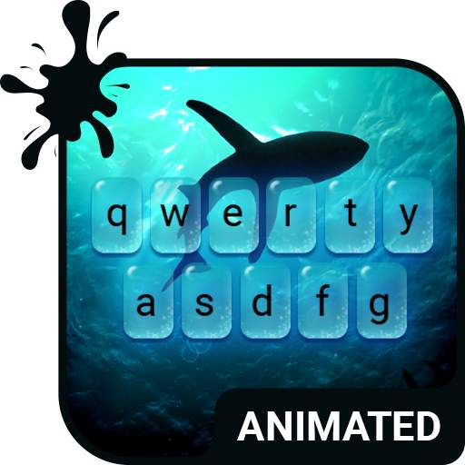 Deep Blue Animated Keyboard   Live Wallpaper