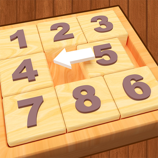 Number Wood Jigsaw أيقونة
