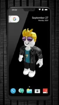 Download Let's Play with Roblox Character Wallpaper