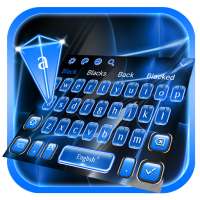 ब्लैक ब्लू टेक भविष्य कीबोर्ड on 9Apps