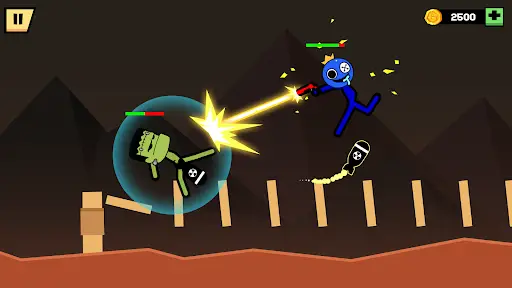 Stickman Fight : Select your body & weapon and fight - Marble