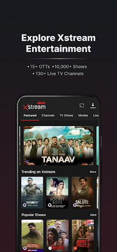 Airtel Xstream: Movies & Shows screenshot 1