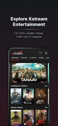 Airtel Xstream: Movies & Shows скриншот 1