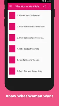 WHAT WOMEN WANT IN A RELATIONSHIP