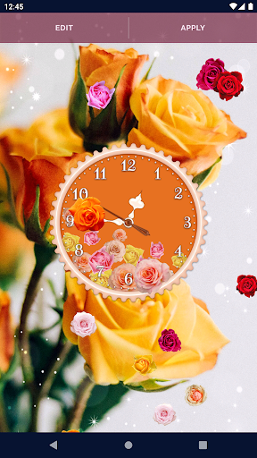 Rose Clock 4K Live Wallpaper स्क्रीनशॉट 8