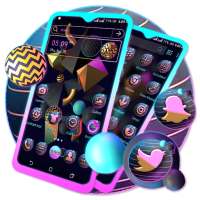 3D Shapes Launcher Theme