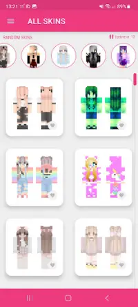 Cute Girls Skins for Minecraft PE::Appstore for Android