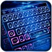 Технология Blue Neon Keyboard on 9Apps