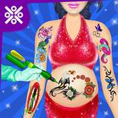 Pregnant Mommy Tattoo Surgery Sim 2018 on 9Apps
