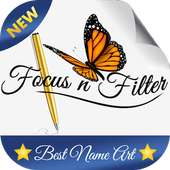 FnF - Focus n Filters Name Art