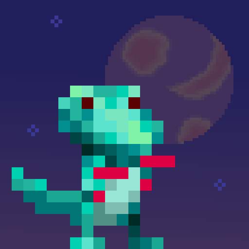 Bounty Hunter Space Lizard (Roguelike)